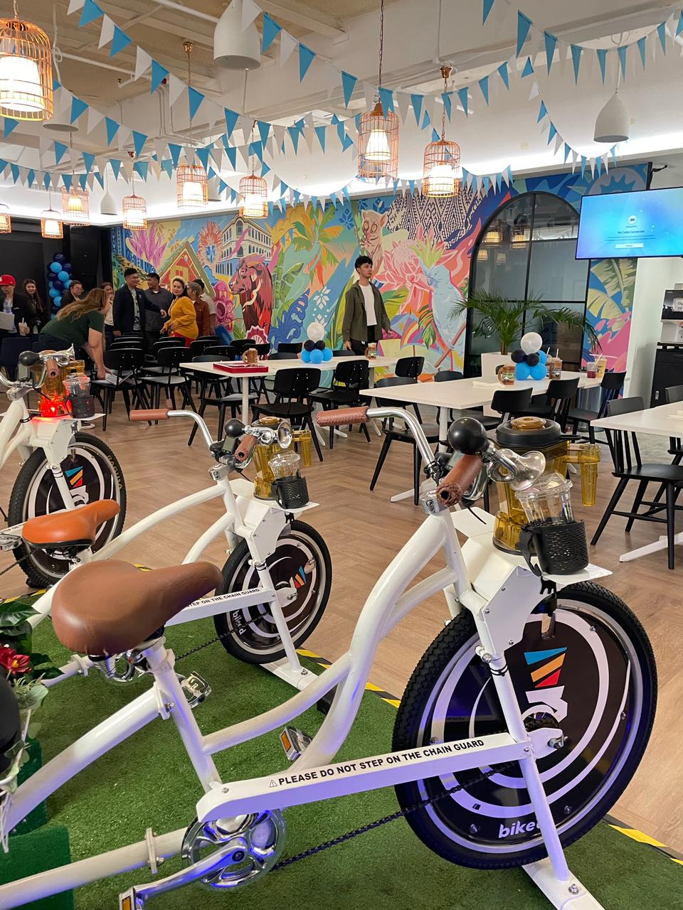 BikedPH pedal-powered wellness experience at KMC Solutions